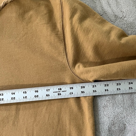 J. Crew Flare Cuff Hoodie Sweatshirt Womens 
Melted Caramel Size Large comfy - Picture 12 of 14